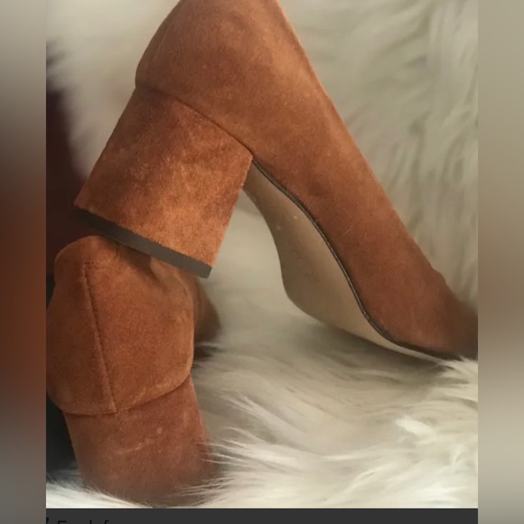 LORENZO DEI Italian Design-Genuine Suede/Leather Pumps size:7 •made: ROMANIA - Picture 4 of 6